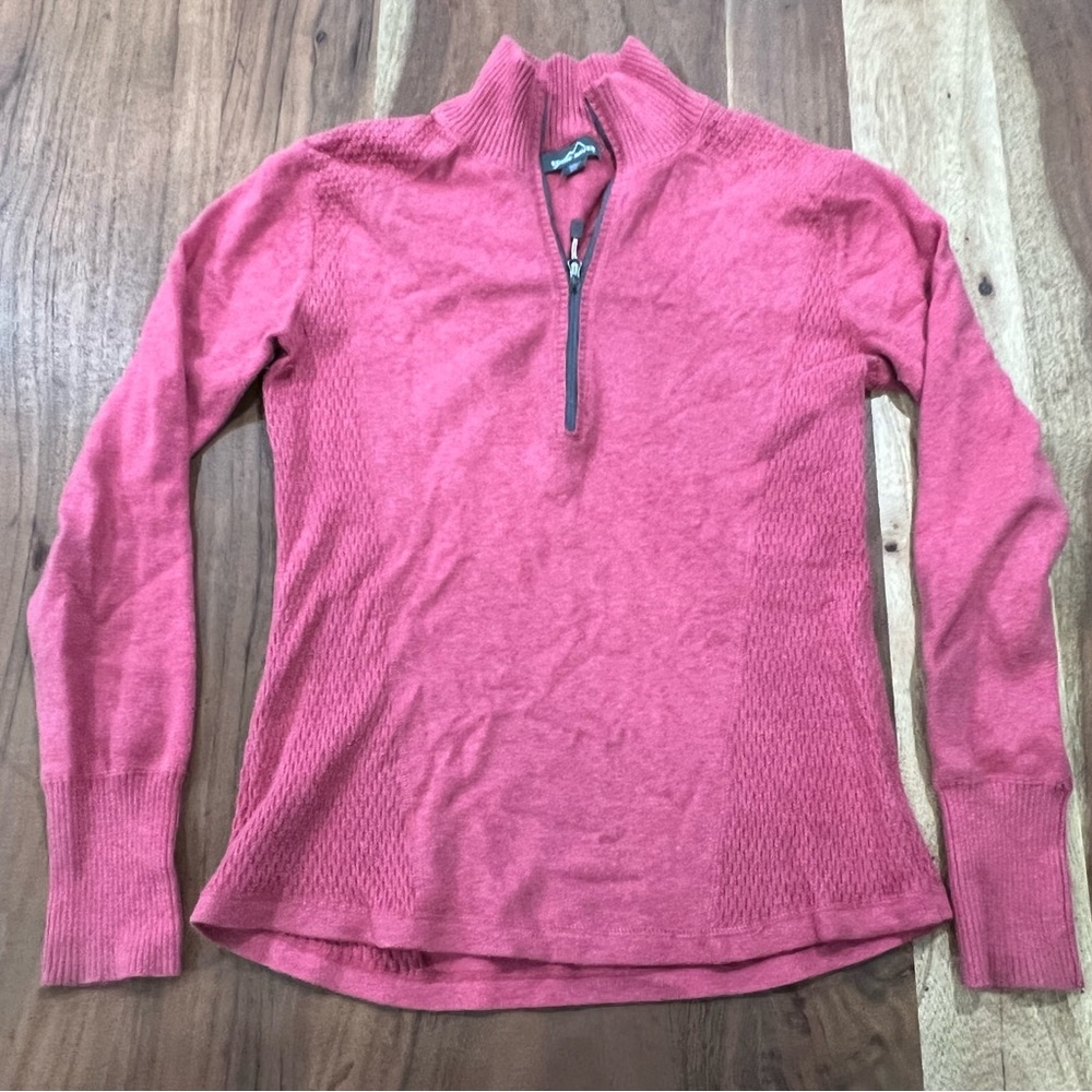 Eddie Bauer Fleece Mid Layer Qtr zip